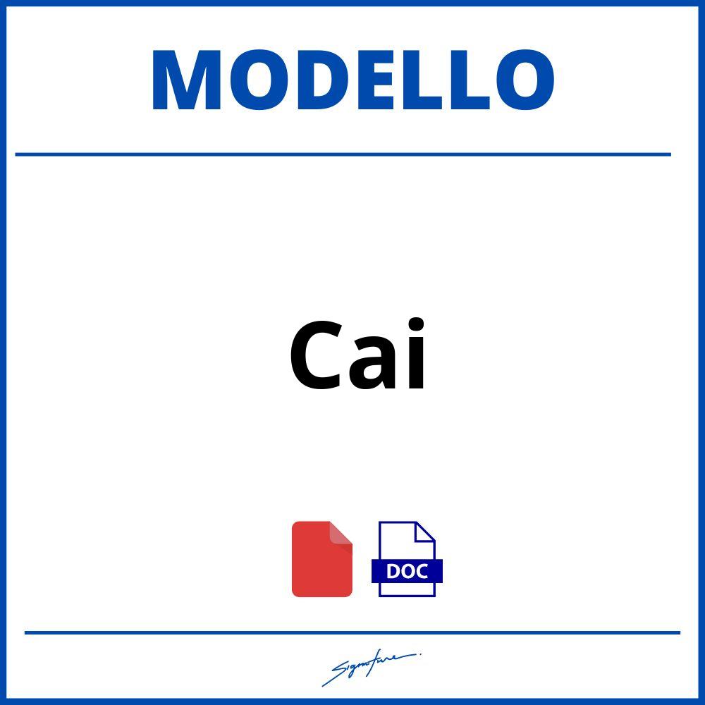 Modello Cai