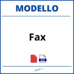 Modello Fax