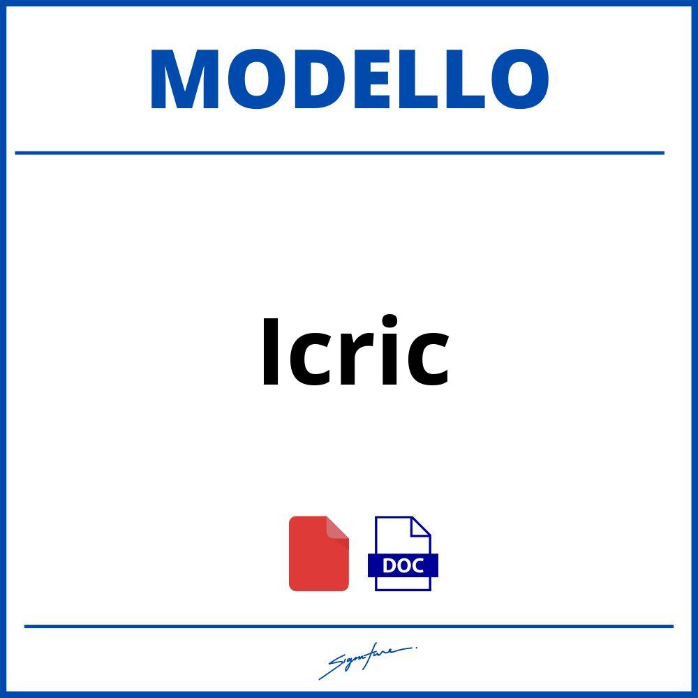 Modello Icric