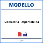 Modello Liberatoria Responsabilita