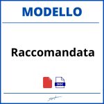 Modello Raccomandata